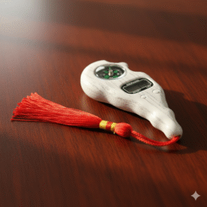 Digital Tasbeeh Counter with Compass, Electronic Finger Tally Counter for Islamic Prayer, Meditation, and Zikr, Portable Handheld Prayer Beads with Tassel