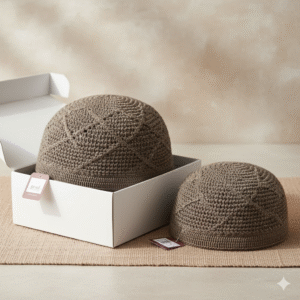 Men's  Crochet Muslim Prayer Cap (Kufi/Topi) - Breathable & Traditional Design Comes in different colours