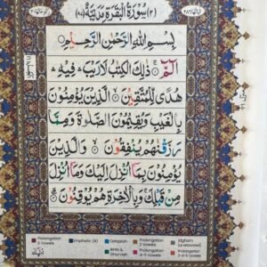 Deluxe Holy Quran for Beginners & Advanced Readers with English & Urdu Tajweed Rules