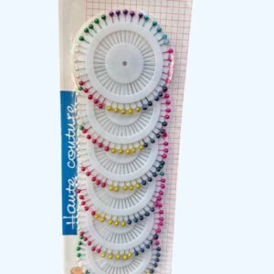 Decorative Sewing Pins Assortment - Faux Pearl, Crystal & Colorful Ball Head Pins